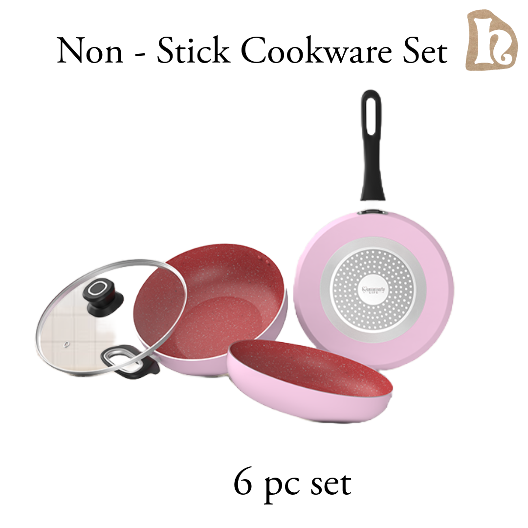 Non Stick Cookware Set ( Kadhai , Fry Pan , Dosa Tawa )