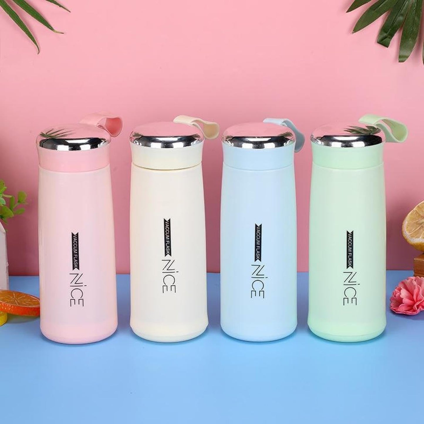 400 ml Nice Water Bottle, Bottle Glass Inner Liner With Bottles For School, Gym, Home, Office, Boys & Girls, Perfect Mini Water Bottle - (1 Pc, Multicolor)