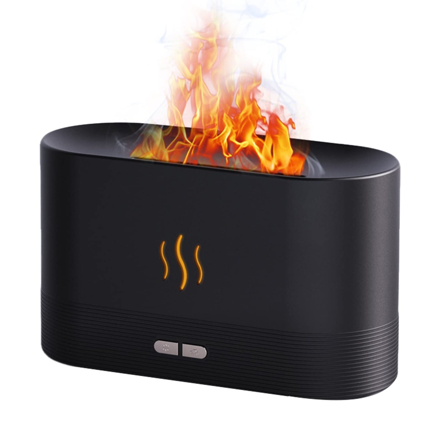Fire Flame Diffuser Aroma Electric 225mL Aromatherapy Essential Oil Diffuser with Light, Mist Humidifiers Auto Shut-Off Protection for Oils Home Air Diffusers