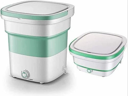 2 Kg Mini Folding Top Load Washing Machine Foldable Compact Small Automatic Cleaning Washer Portable Machine For Travel Home Business Trip