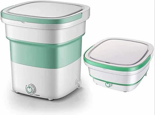 2 Kg Mini Folding Top Load Washing Machine Foldable Compact Small Automatic Cleaning Washer Portable Machine For Travel Home Business Trip