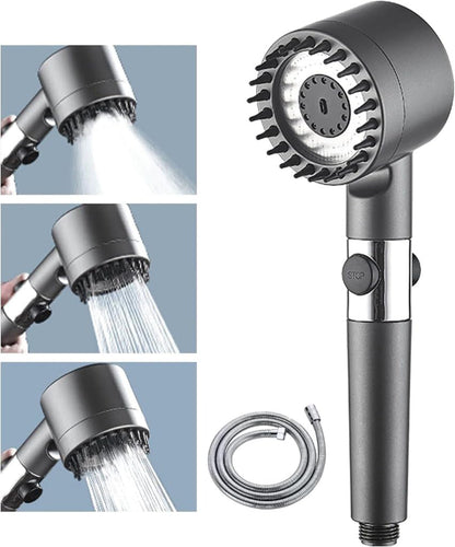 Handheld Shower Head For Bathroom, High-Pressure Water Flow, 4 IN 1 multi-functional Shower Head (ME)