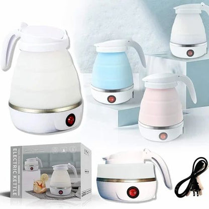 Travel Folding Electric Kettle, Fast Boiling, Portable Electric Kettle, 600ml Boil Dry Protection (PS)